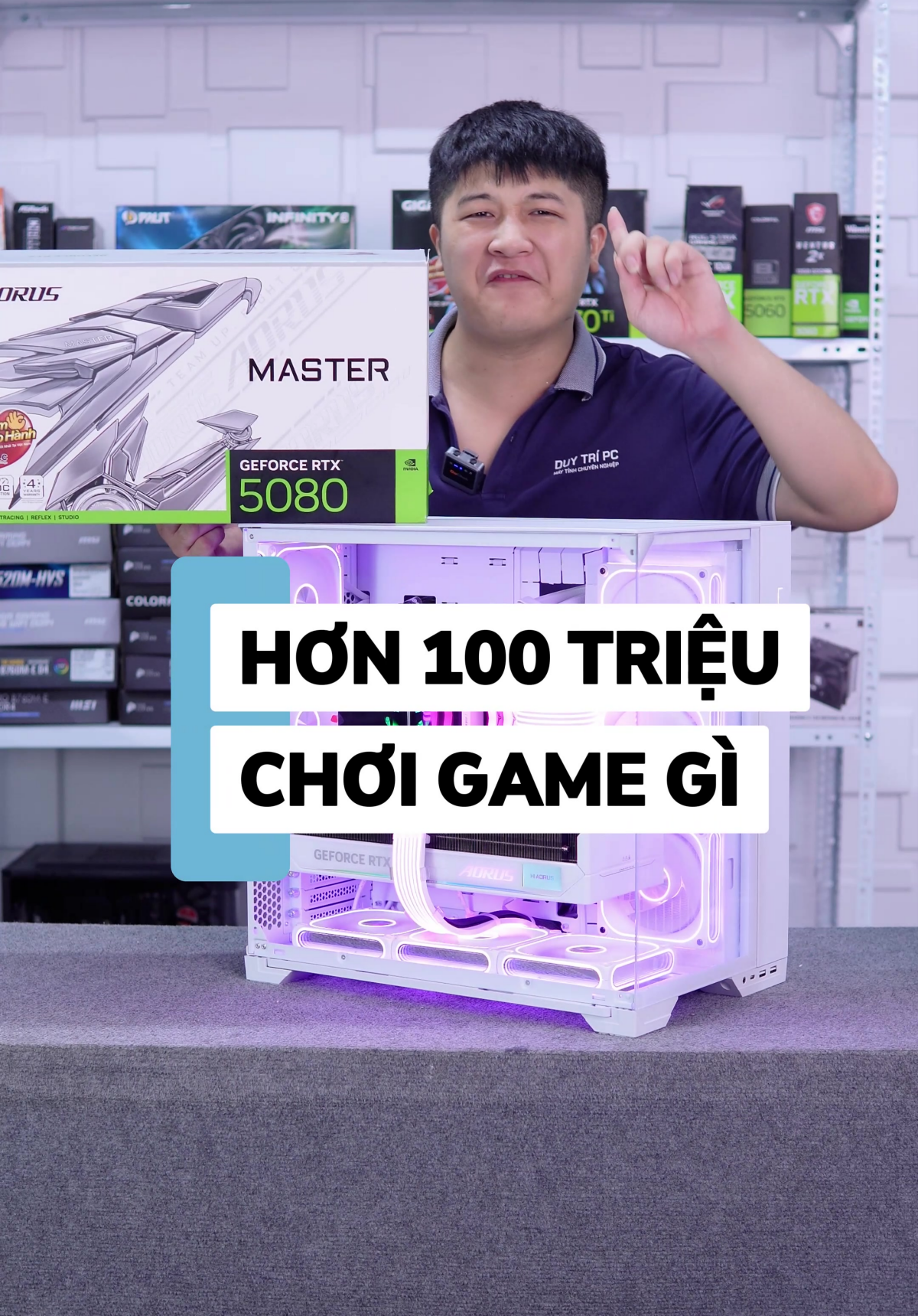 Đánh Giá PC Siêu Cấp Hơn 100 Triệu: RTX 5080 Gigabyte AORUS Master & Intel Core Ultra 7 265K Dẫn Đầu Công Nghệ